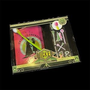 NIP, Wicked Journal Stationery Set, Journal, Stickers, Pen